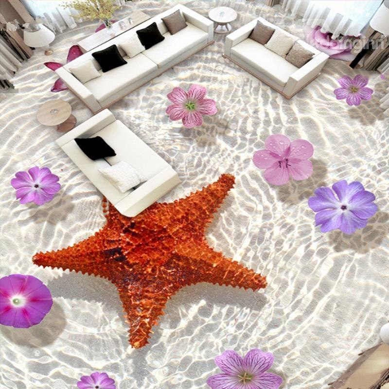 کاغذ دیواری زیبای سه بعدی اتاق پذیرائی