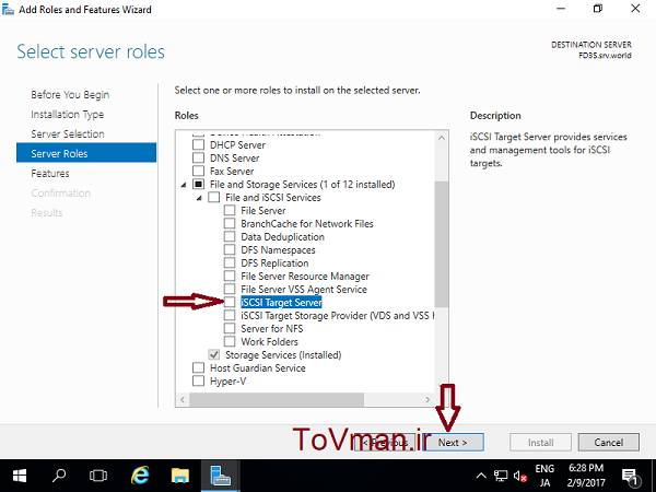 installscsiserver
